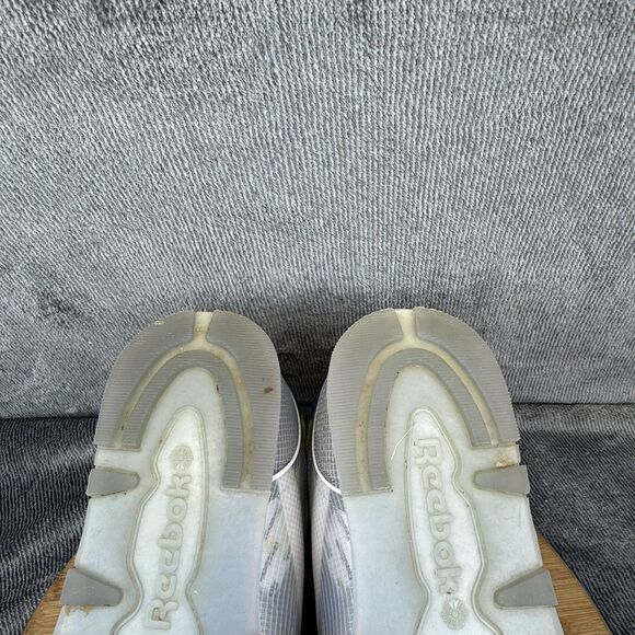 Reebok Classic Leather Shoes Mens Size 10.5 Gray Neon Concept Sample 005 EH1036 - Picture 10 of 11